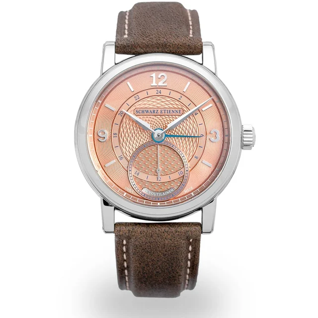 Schwarz Etienne Roma Synergy GMT Salmon Dial by Kari Voutilainen Limited Edition (39mm) RO