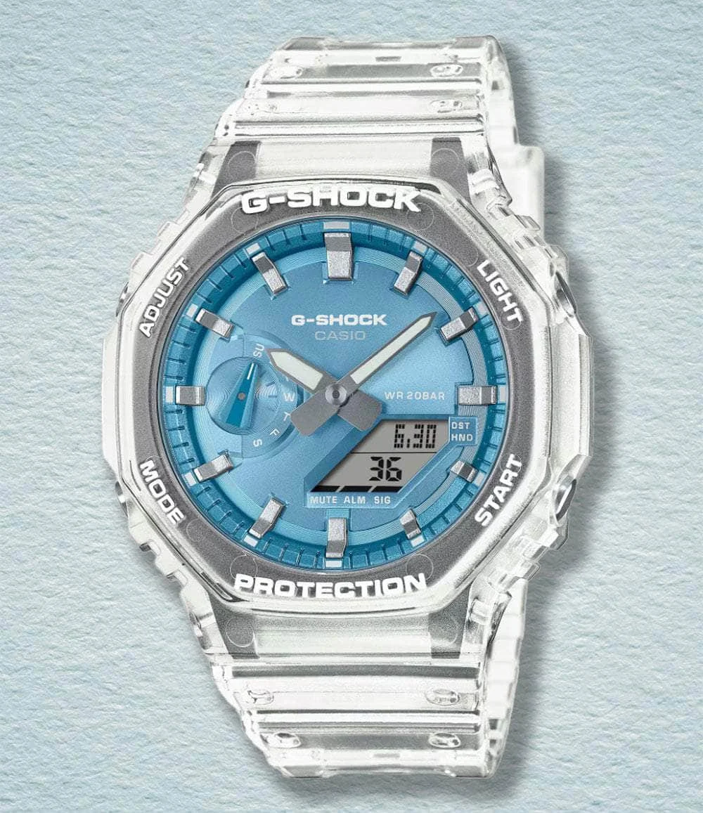 G-SHOCK Bright Metallic GA2100BM GA2100BM-7A5 45.4 mm kol saati