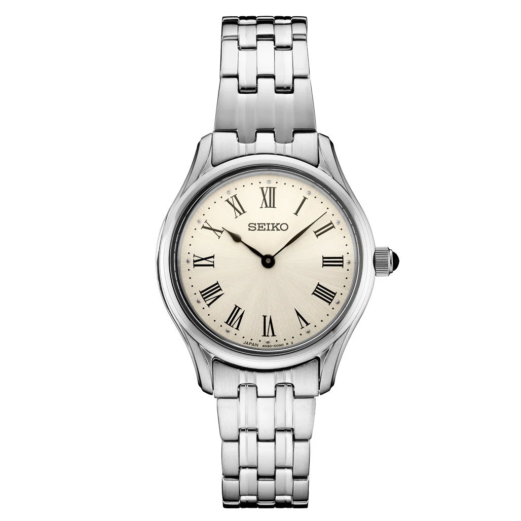 Seiko Essentials 29mm Dress Watch with Champagne Dial #SWR069 29 mm kol saati