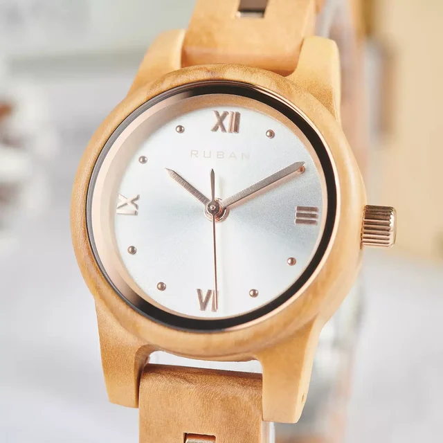 Zenith White - Celestial Silhouettes Collection Olive Wood W kol saati