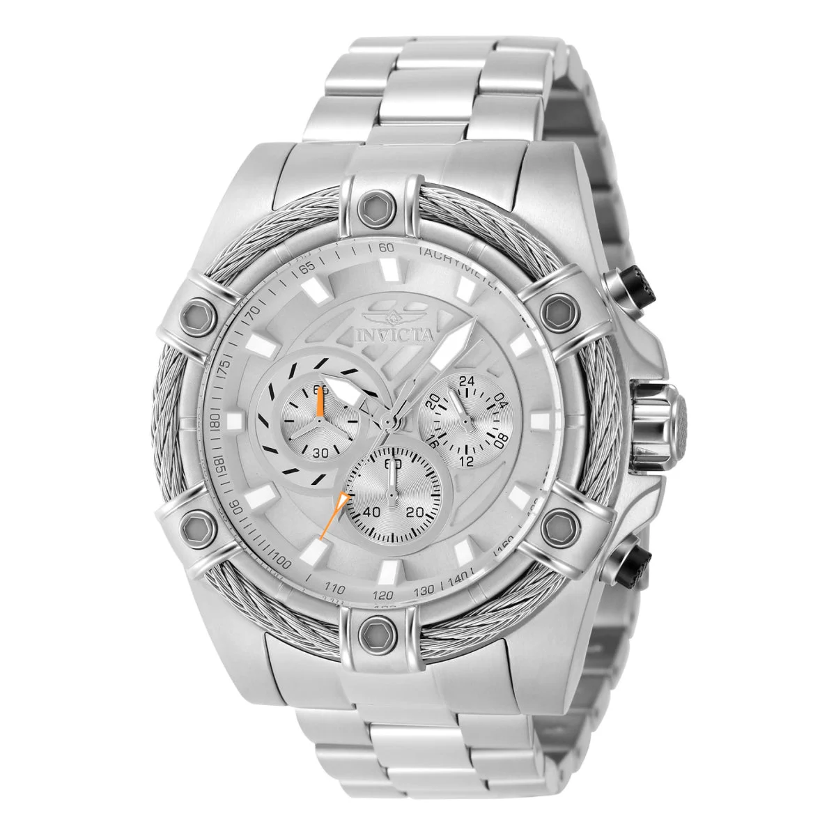 Invicta Bolt Ace Watch - 52mm. Steel (48864) 52 mm kol saati