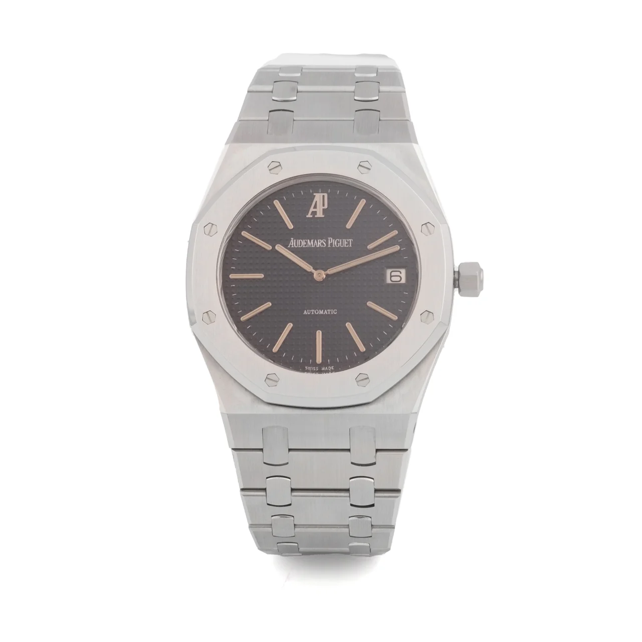 Audemars Piguet AUDEMARS PIGUET, REF. 15002ST, ROYAL OAK JUMBO, ONE OF 186 EVER PRODUCED, BOX AND CERTIFICATE, STEEL kol saati