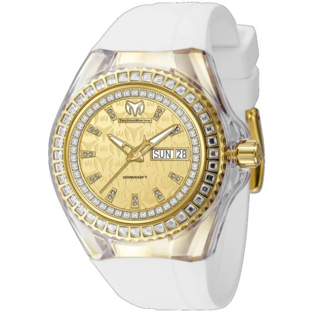 Technomarine Cruise Monogram Watch - 40mm. White (TM-125040) kol saati