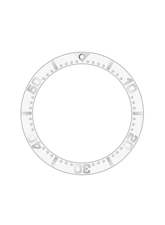 ST-Mods Sub Style Ceramic Bezel Insert White SUBWTH/SM/39 kol saati