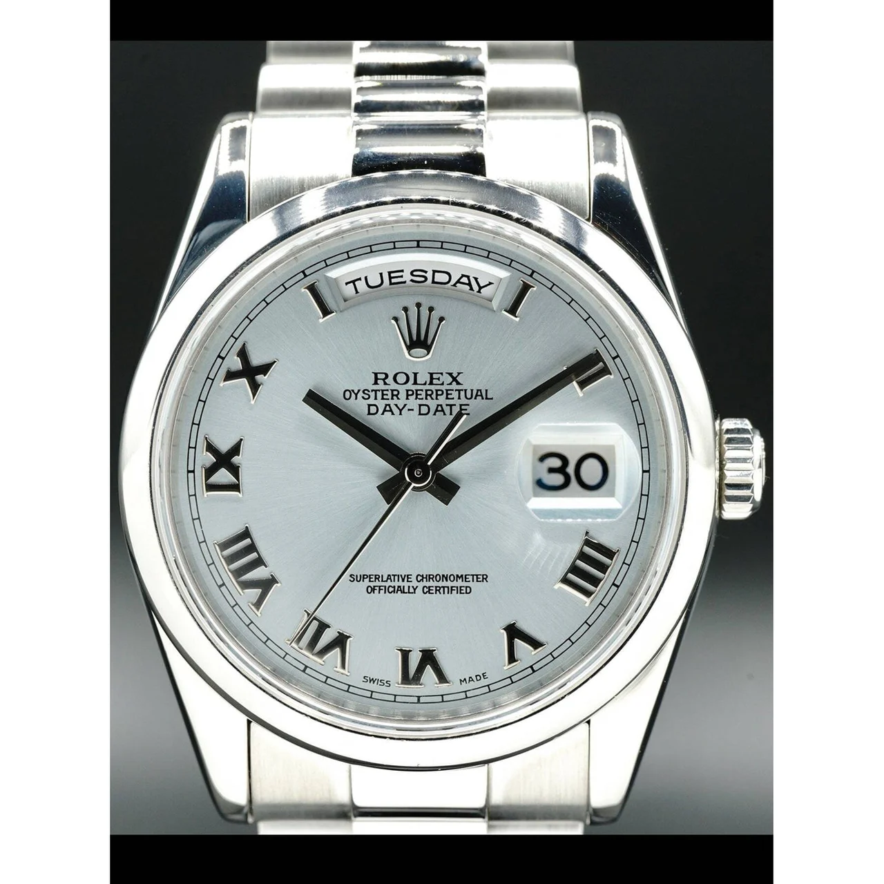 Rolex Day Date Glacier 118206 210000020155 36 mm kol saati