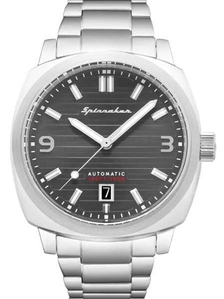 Spinnaker Hull Automatic Sports Watch with 42mm Case and Textured Dial #SP-5073-11 kol saa