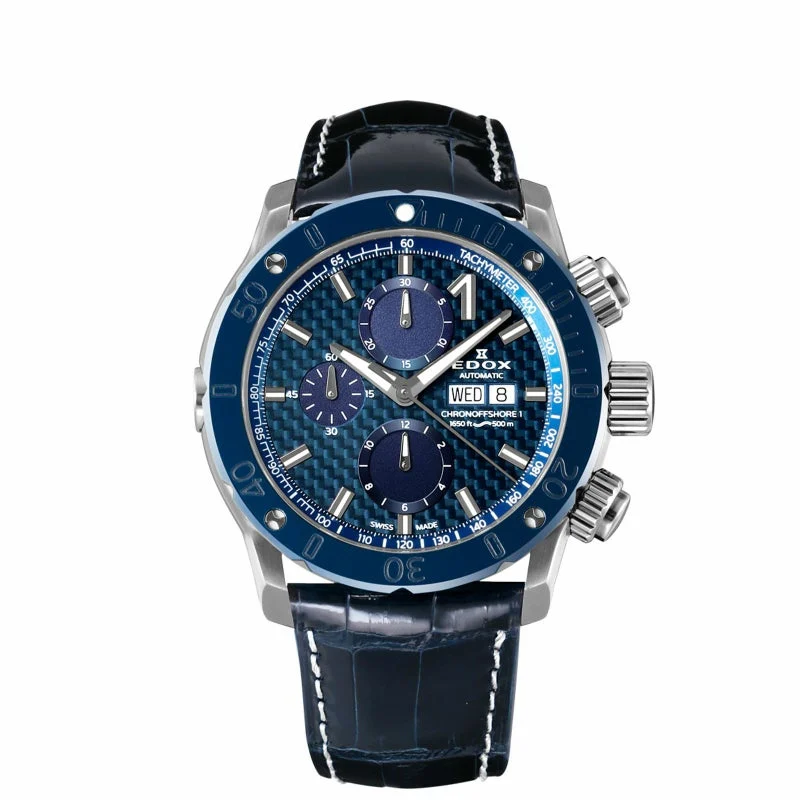 EDOX 01122-3BU3-BUIN3-L 45 mm kol saati