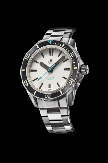 Zelos Swordfish 40mm Ti Frost kol saati