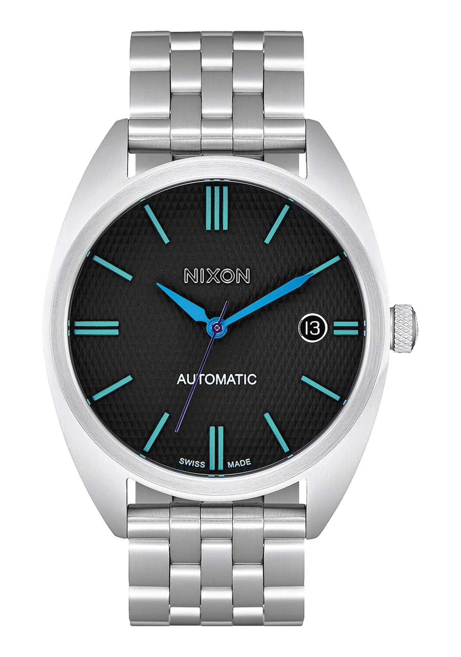 Nixon US Supremacy - Black / Teal / Lum A353-2250-00 40 mm kol saati