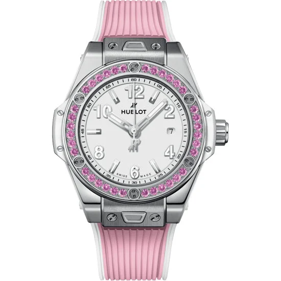 Hublot One Click Joyful Steel Pink 485.SP.2210.RX.1233 kol saati