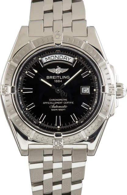 Breitling Headwind Stainless Steel Black Dial A4535511/B536 kol saati