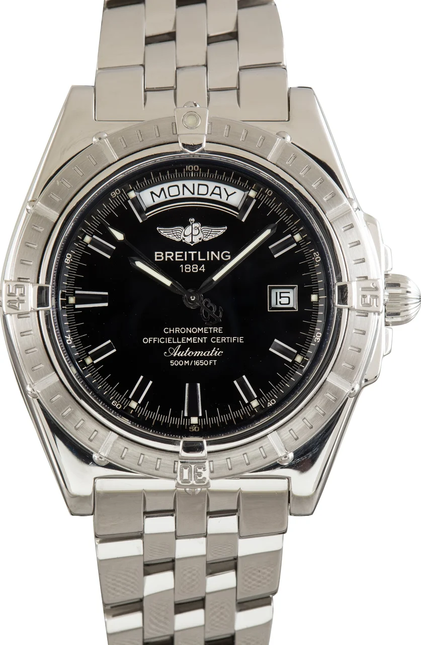 Breitling Headwind Stainless Steel Black Dial A4535511/B536 kol saati