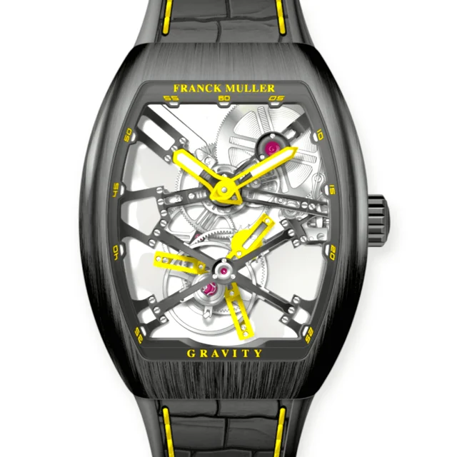 Franck Muller Vanguard Gravity Skeleton Tourbi Pre-Owned FRANCK MULLER V45 Vanguard Gravit