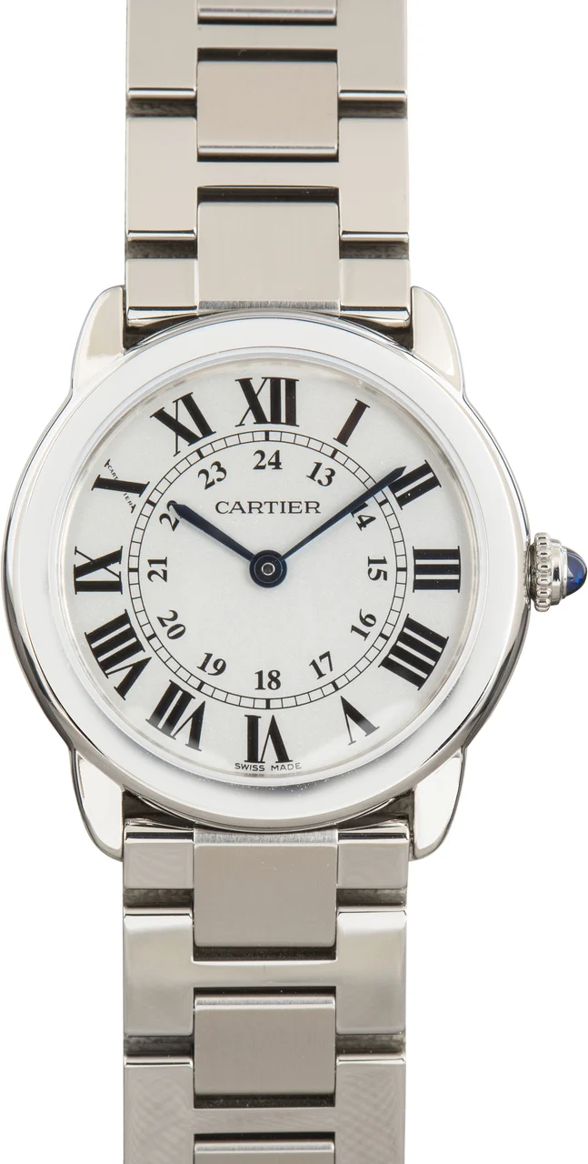 Cartier Ronde Solo De Ref W6701004 Stainless Steel 29 mm kol saati