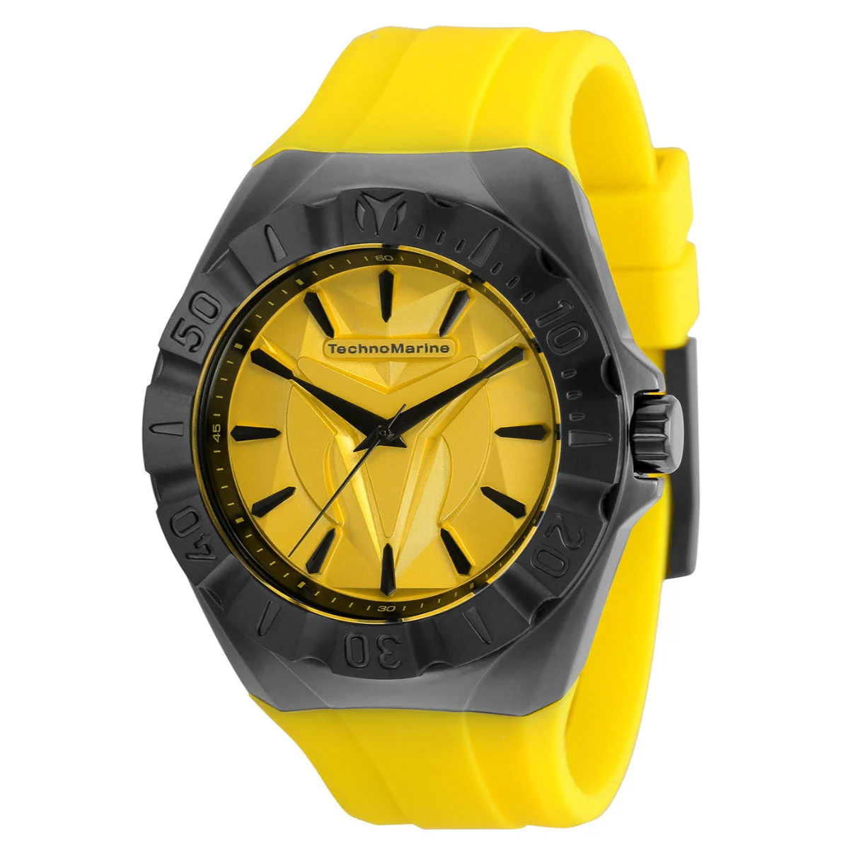Technomarine Cruise Monogram Watch - 45mm, Yellow (TM-120011) 45 mm kol saati