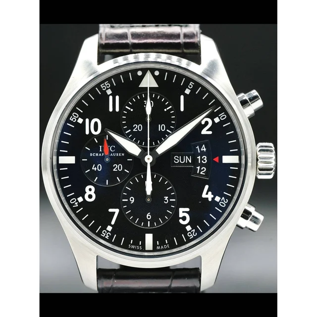 IWC Pilot's Watch Chronograph IW3777-01 210000026816 kol saati