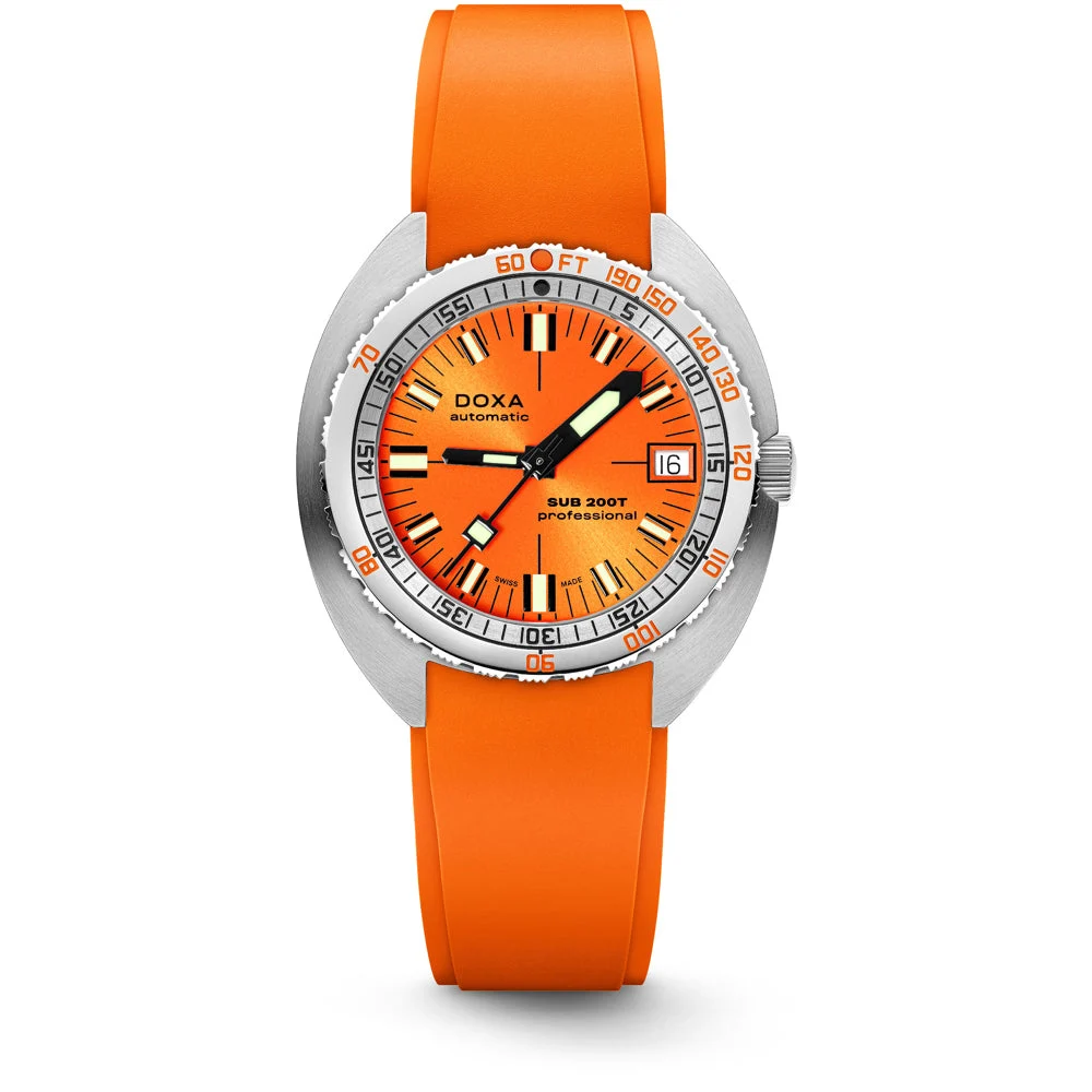 Doxa SUB 200T 804.10.351S.21 Professional Sunray Dial 39 mm kol saati
