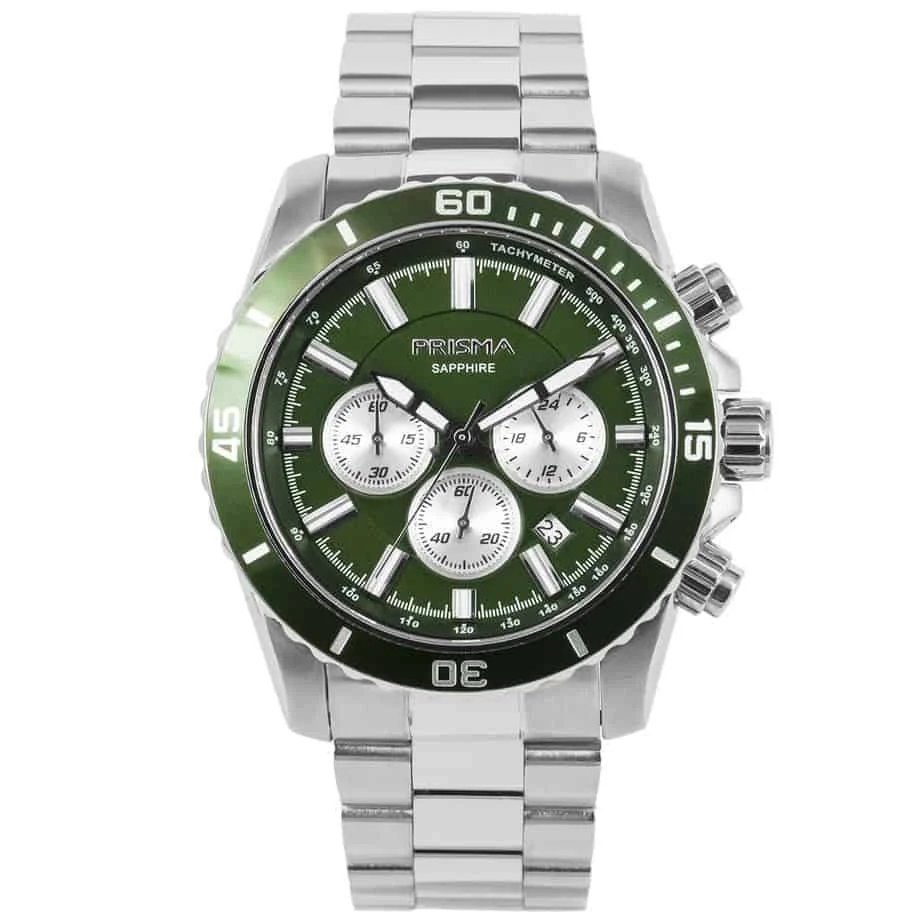 Prisma Navigator Green Watch Prisma P.1881 Navigator Green Watch 46 mm kol saati
