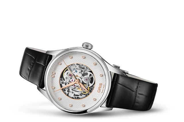 Oris Artelier Skeleton Diamonds 01 560 7724 4031-07 5 17 64FC kol saati