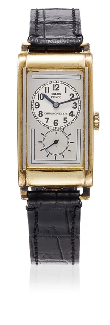 Rolex Ref. 1862; “Prince” so-called “Brancard”, “Chronometer”, “Extra-Prima”; 9K yellow go