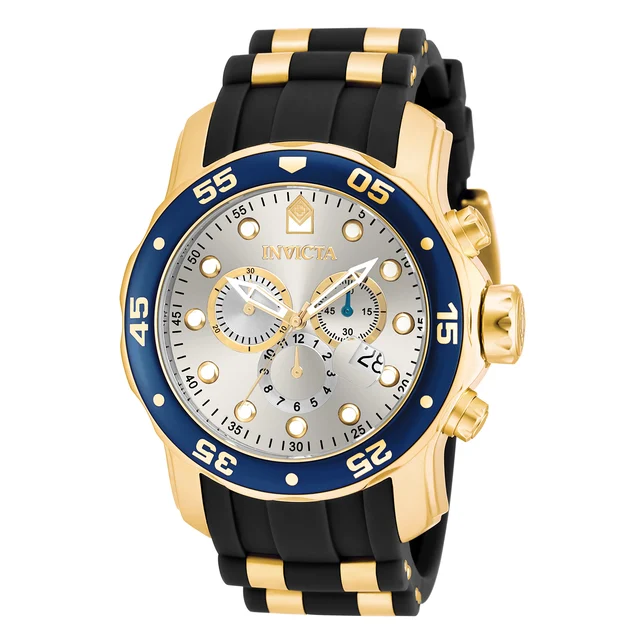 Invicta Pro Diver SCUBA Watch - 48mm. Gold. Black (17880) kol saati