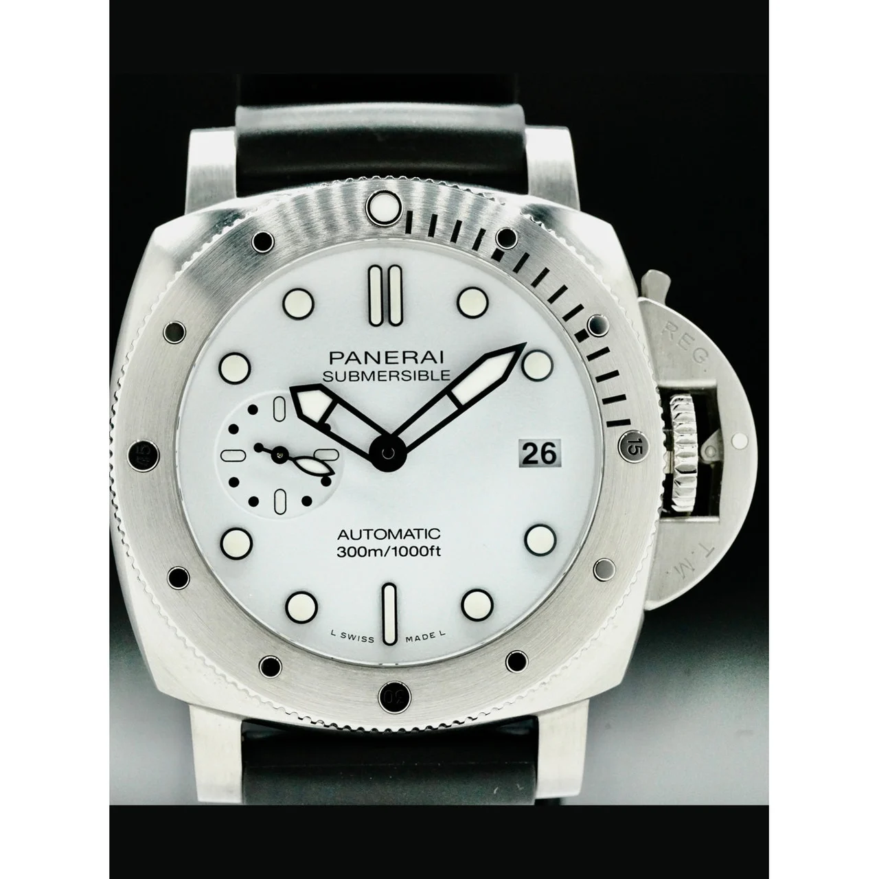 Panerai Submersible Bianco 210000041849 42 mm kol saati