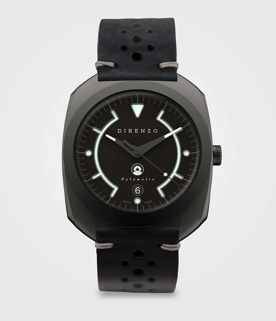 Direnzo DRZ 02 black – date (PVD) kol saati