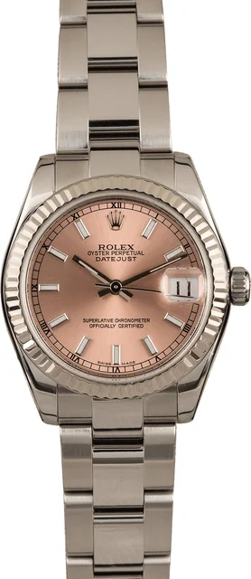 Rolex Datejust 178274 Pink Dial 178274PSO kol saati