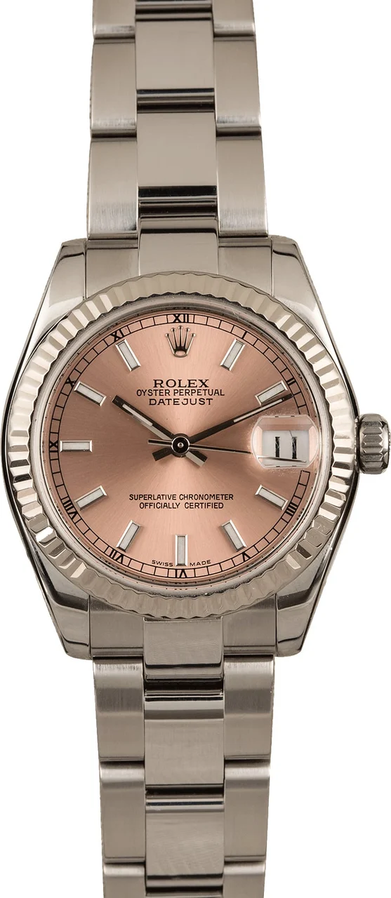 Rolex Datejust 178274 Pink Dial 178274PSO 31 mm kol saati