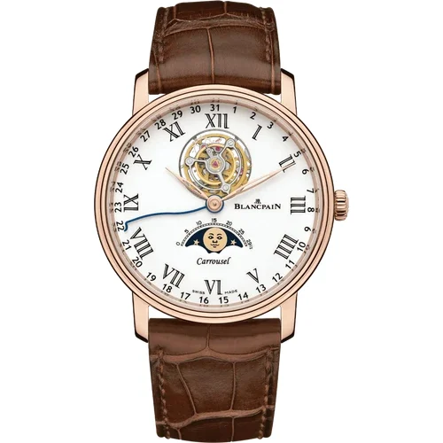 Blancpain Villeret Carrousel Phases de Lune 6622L 3631 55B kol saati