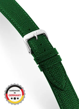 RIOS Grained Leather French - Forest Green - Genuine Cowhide 4510/RI kol saati