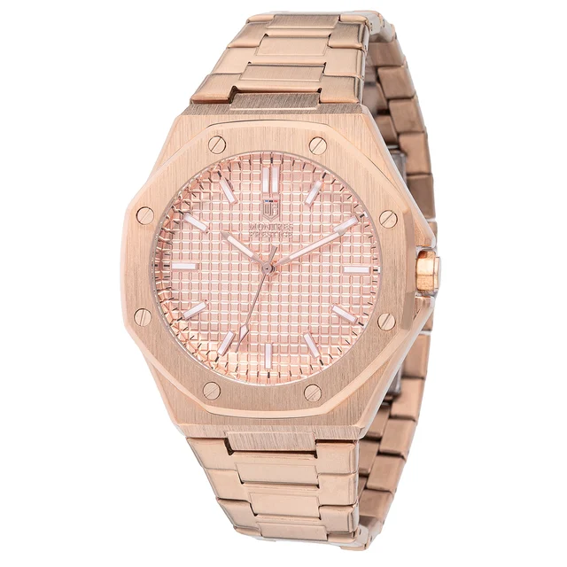 Montres Prestige Invicta Watch - 44mm. Rose Gold (MPW-0248) kol saati