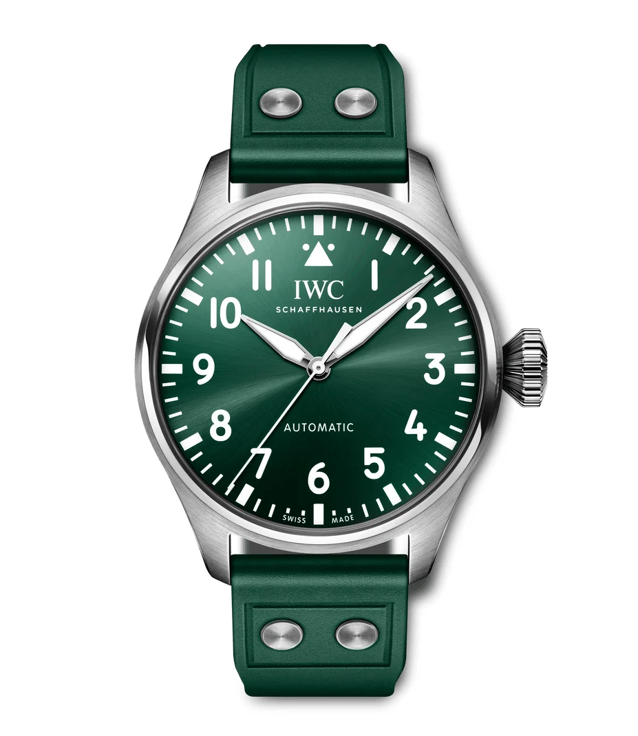 IWC Big Pilot's Watch 43 IW329306 Green Dial 43 mm kol saati