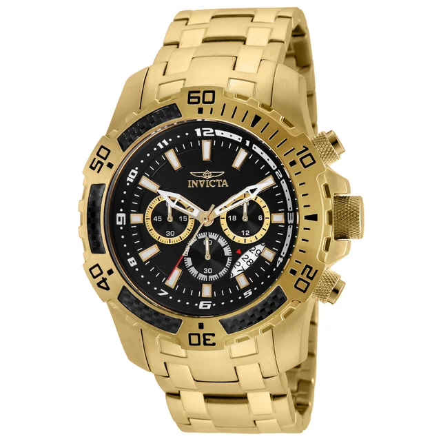 Invicta Pro Diver SCUBA Watch - 51mm, Gold (ZG-24855) kol saati