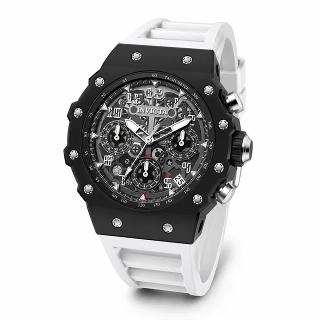 Invicta Racing Apexium Watch - 41mm, White (69616) kol saati