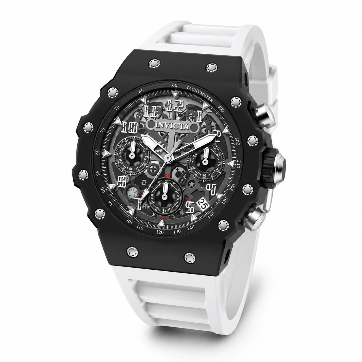 Invicta Racing Apexium Watch - 41mm, White (69616) 41 mm kol saati