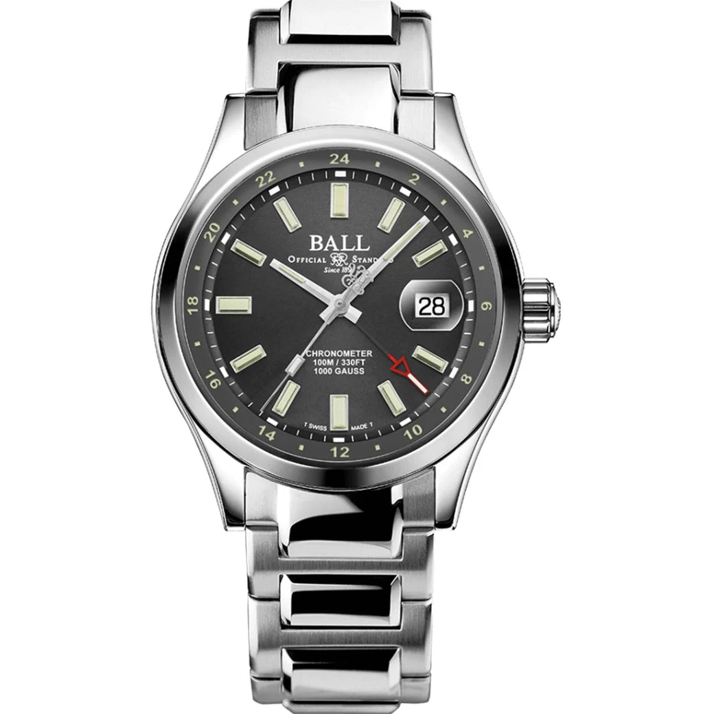 Ball Engineer III Endurance 1917 GMT 41mm Grey Dial GM9100C-S2C-GY 41 mm kol saati