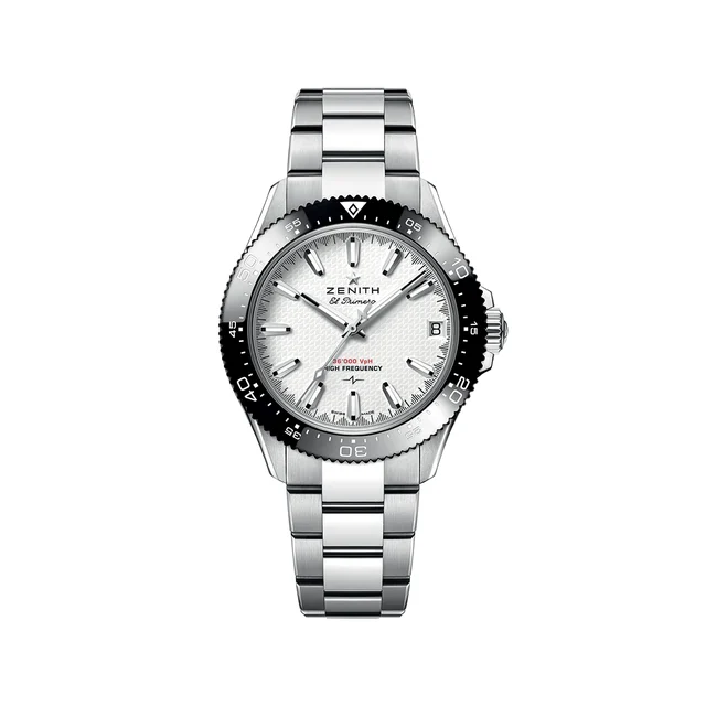 Zenith Chronomaster Solo Sport 40mm - White on Bracelet 03.5000.3620/69.M5000 kol saati