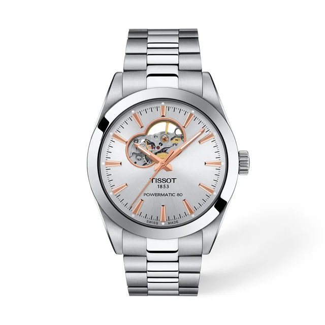 Tissot Gentleman Open Heart 40mm T1274071103101 kol saati