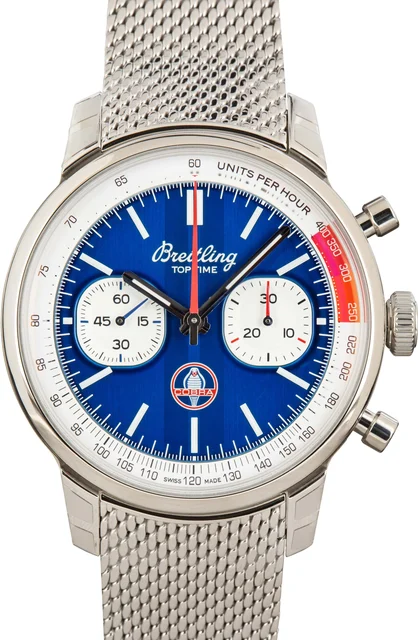 Breitling Top Time B01 Shelby Cobra Blue Dial AB01763A1C1A1 kol saati