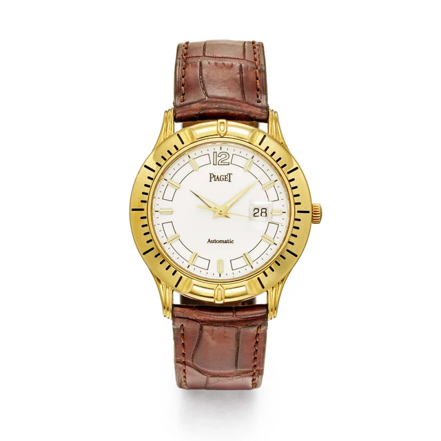 Piaget PIAGET REF. 24010, CENTRE-SECONDS, DATE; 18K YELLOW GOLD kol saati