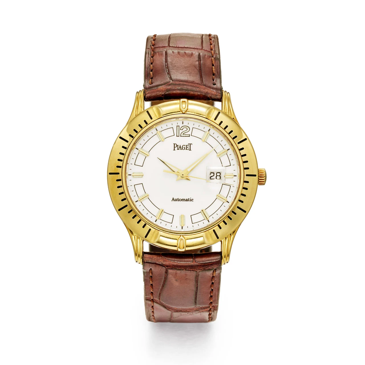 Piaget PIAGET REF. 24010, CENTRE-SECONDS, DATE; 18K YELLOW GOLD kol saati