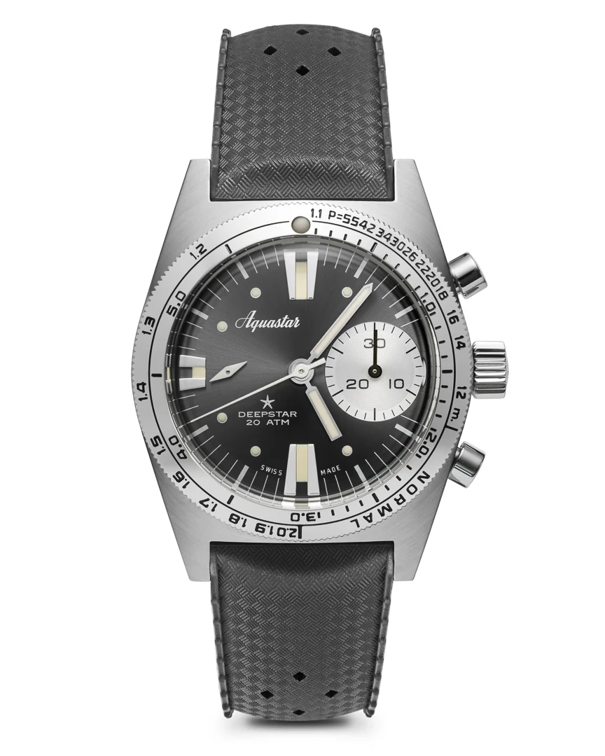 Aquastar Deepstar III Chronograph (Manual Wind) 39 mm kol saati