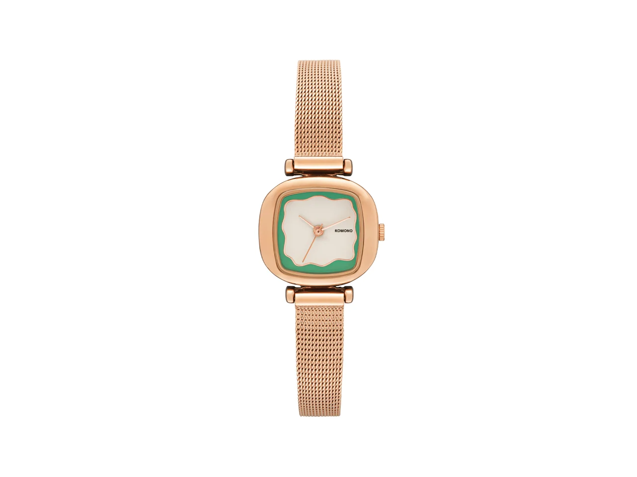 Komono Moneypenny Wave Royale Rose Gold Mint KOM-W1327 kol saati