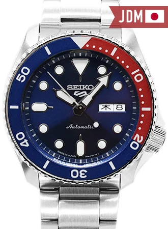 Seiko 5 Japan Seiko 5 Sports “Sports Style” Blue/Red Ref. SBSA003 SBSA003/SKO kol saati
