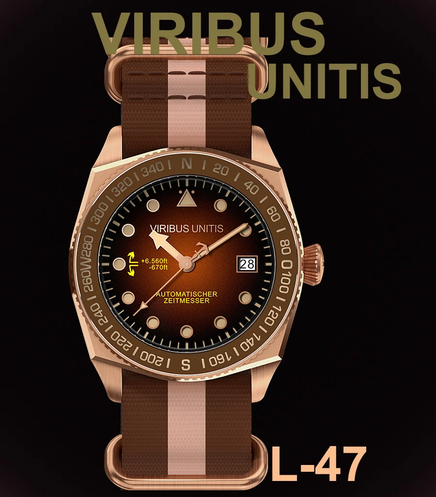 Viribusunitis Watches Viribusunitis Watches 0004-1 40 mm kol saati