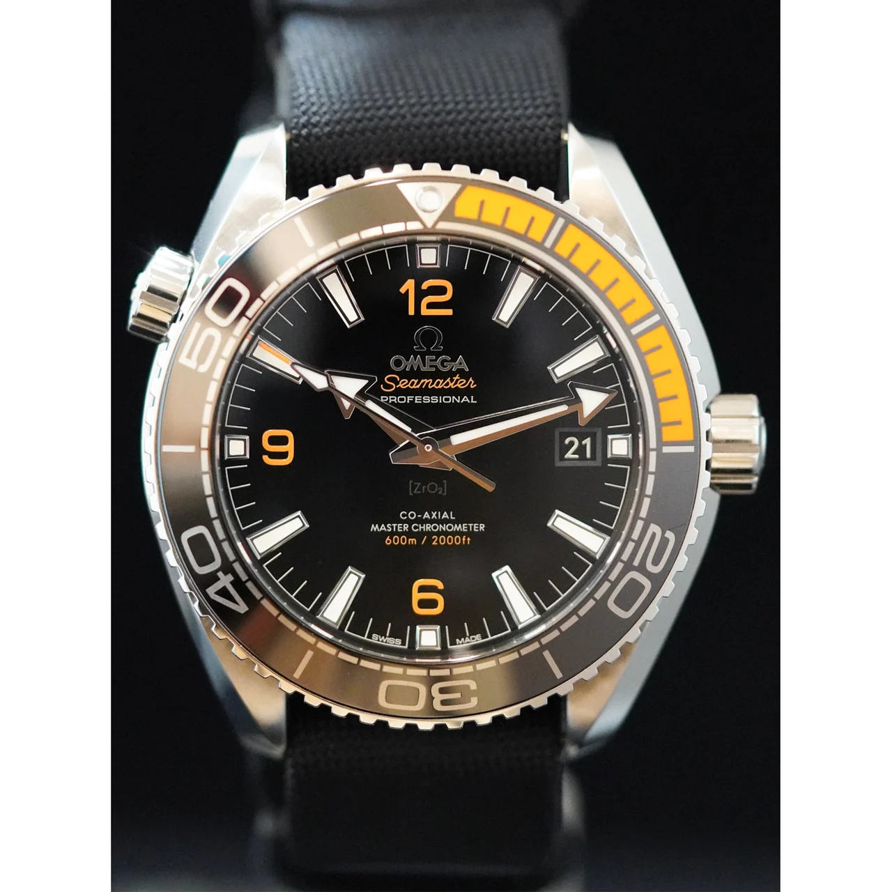 OMEGA Planet Ocean 600m co-axial Master Chronometer 210009N32213 kol saati