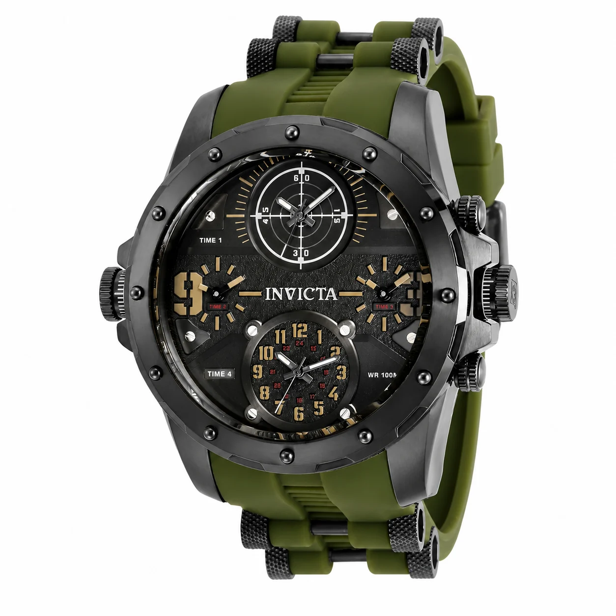 Invicta Coalition Forces Sniper Watch - 50mm. Grey, Green (31138) 50 mm kol saati