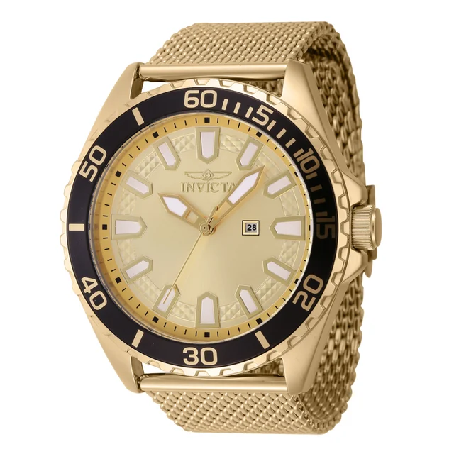 Invicta Pro Diver Velaforge Watch - 46mm. Gold (46902) kol saati