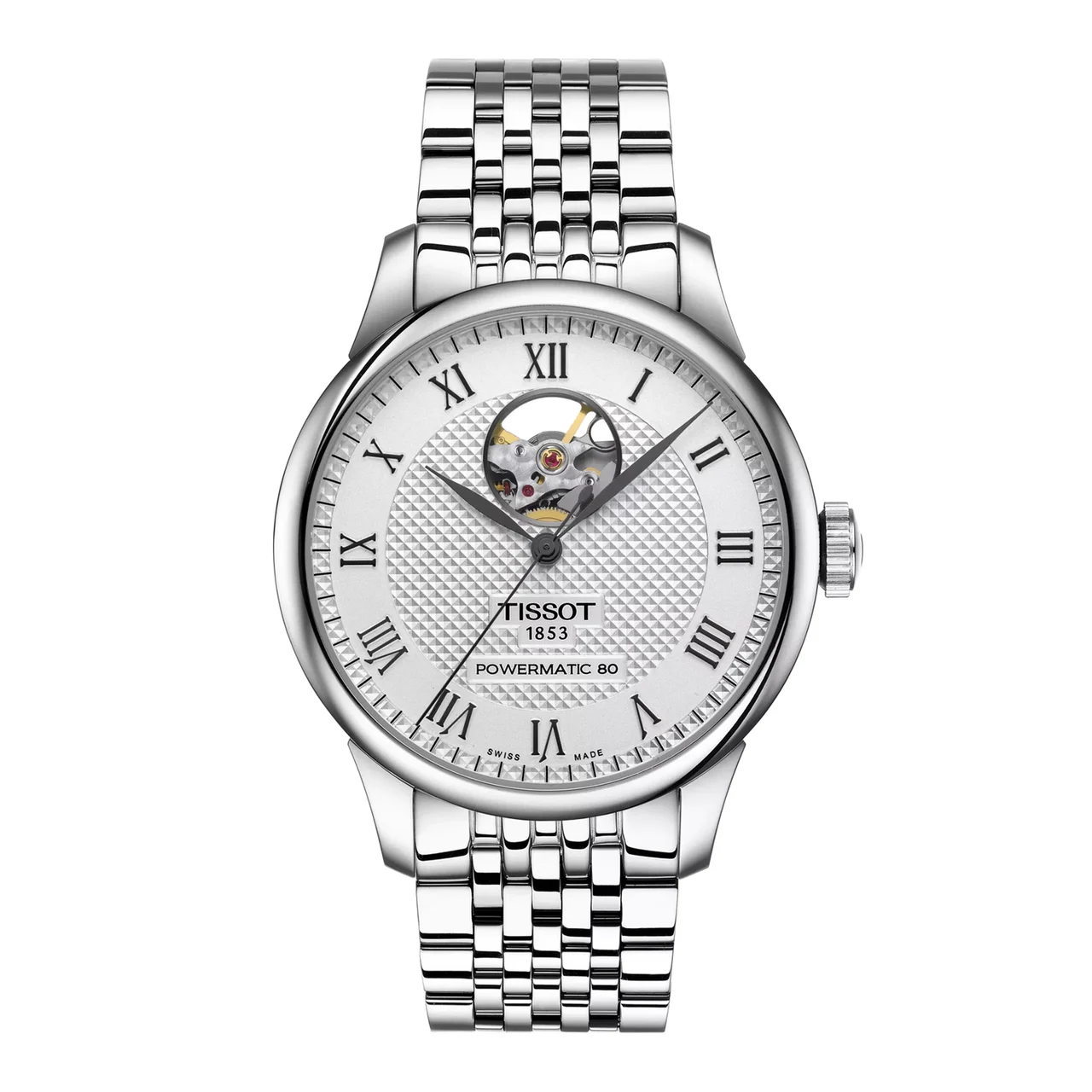 Tissot Locle Open Heart 39.3mm T0064071103302 39.3 mm kol saati